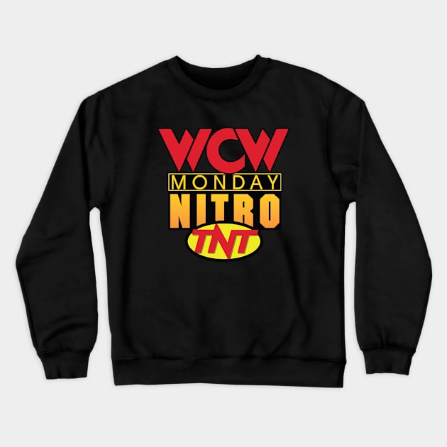 WCW Monday Nitro Crewneck Sweatshirt by Authentic Vintage Designs